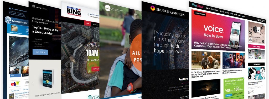 NURV's Web Design Work